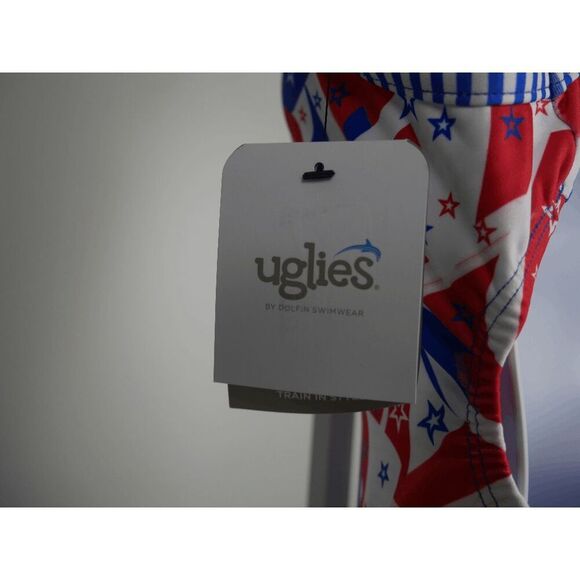 Dolfin Uglies Swimwear V-Back One Piece Swimsuit Pink 38 - Picture 5 of 9